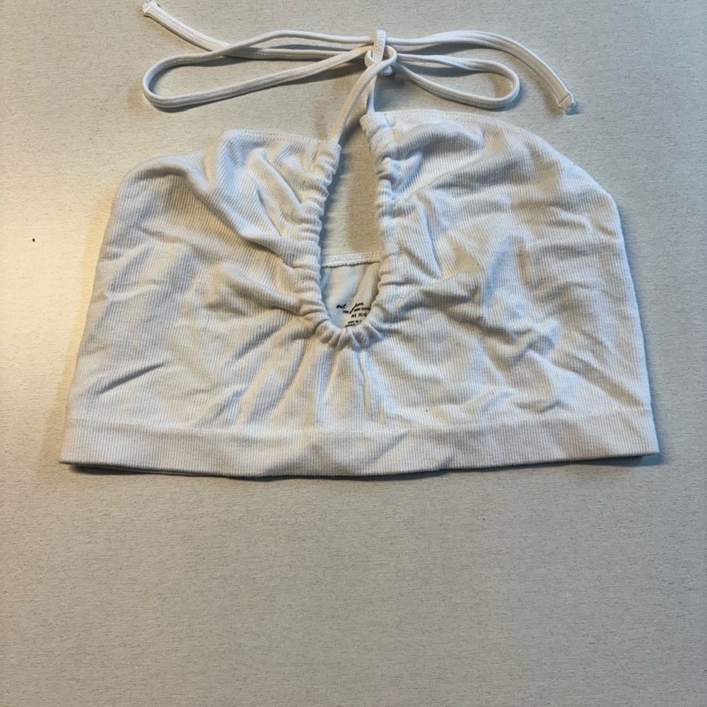 Urban Outfitters White Halter Top
